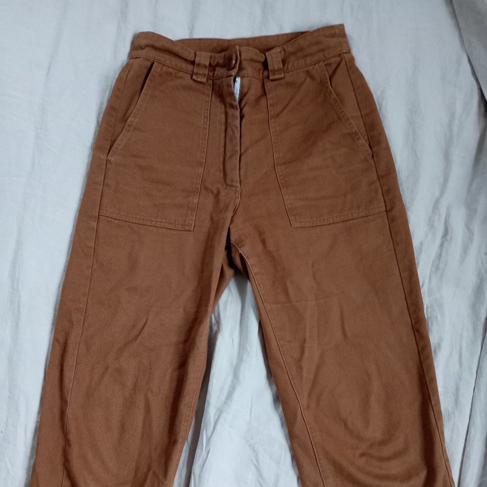 Beaton linen utility pants size 4
